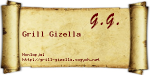 Grill Gizella névjegykártya